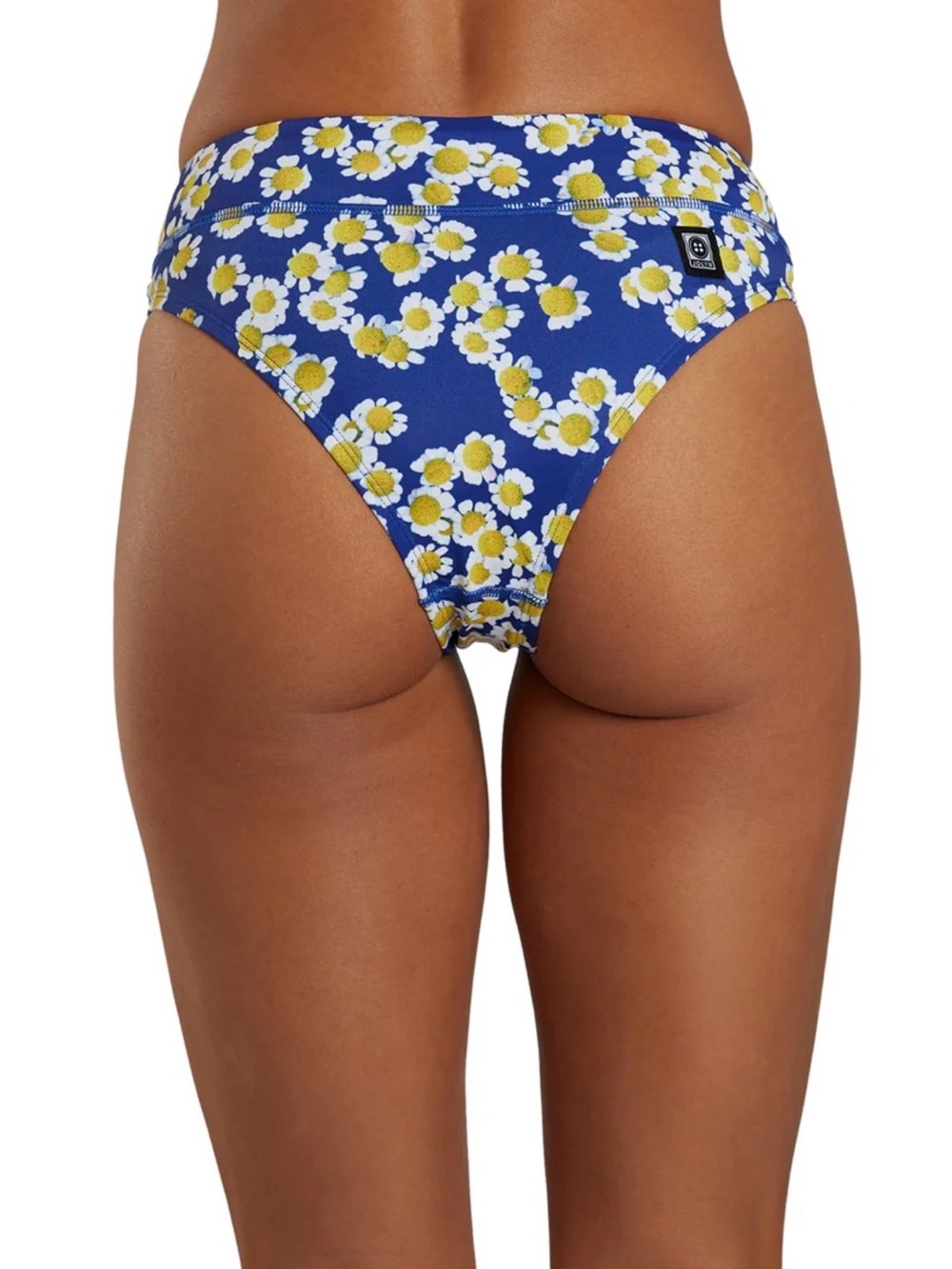 Jolyn Clothing Blue Daisy Print Bikini Bottoms